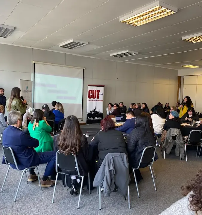 Representación de encuentro regional sobre buenas prácticas laborales en la Región de Los Ríos